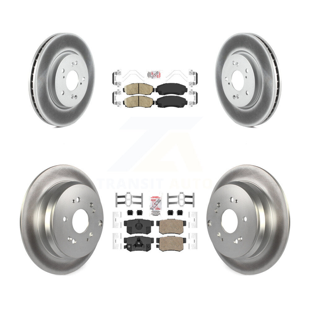 Transit Auto KGA-101773 Disc Brake Kit for 2007-2016 Honda CR-V, Acura RDX - Front and Rear