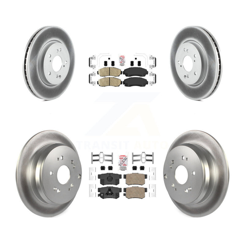 Transit Auto KGA-101774 Disc Brake Kit for 2007-2016 Honda CR-V, Acura RDX - Front and Rear