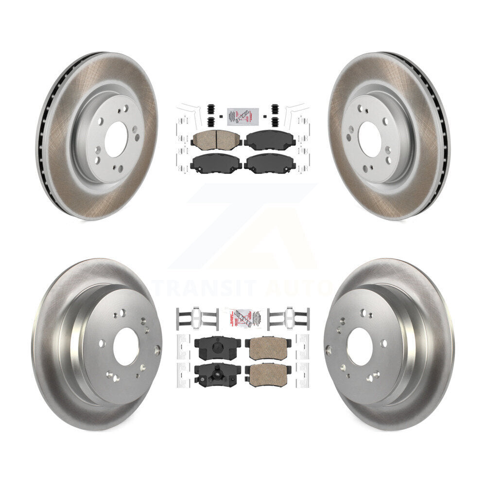 Transit Auto KGA-101776 Disc Brake Kit for 2012-2016 Honda CR-V - Front and Rear