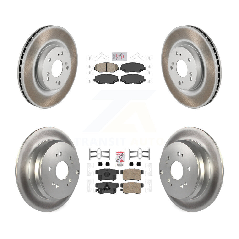 Transit Auto KGA-101777 Disc Brake Kit for 2012-2016 Honda CR-V - Front and Rear