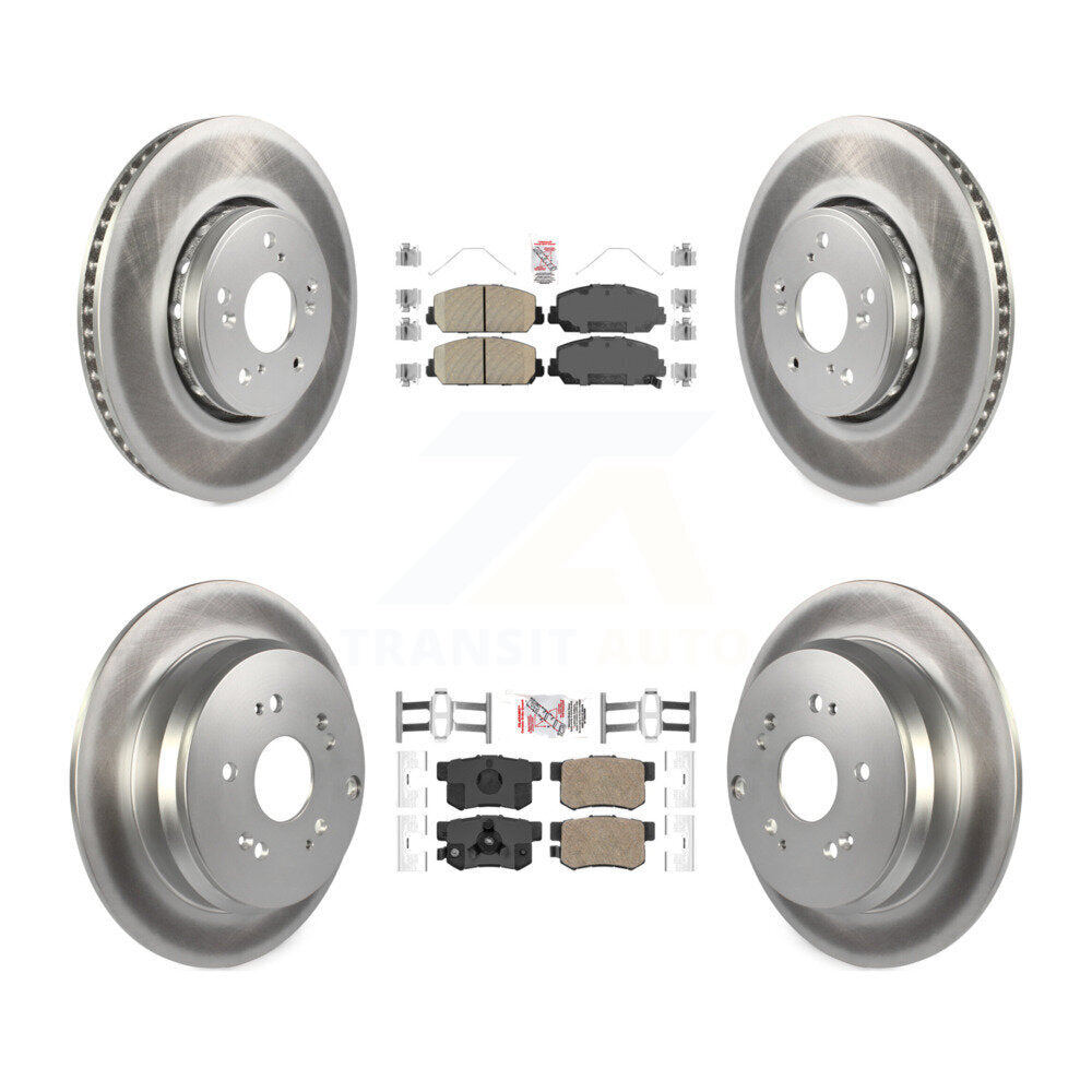 Transit Auto KGA-101779 Disc Brake Kit for 2013-2018 Acura RDX - Front and Rear