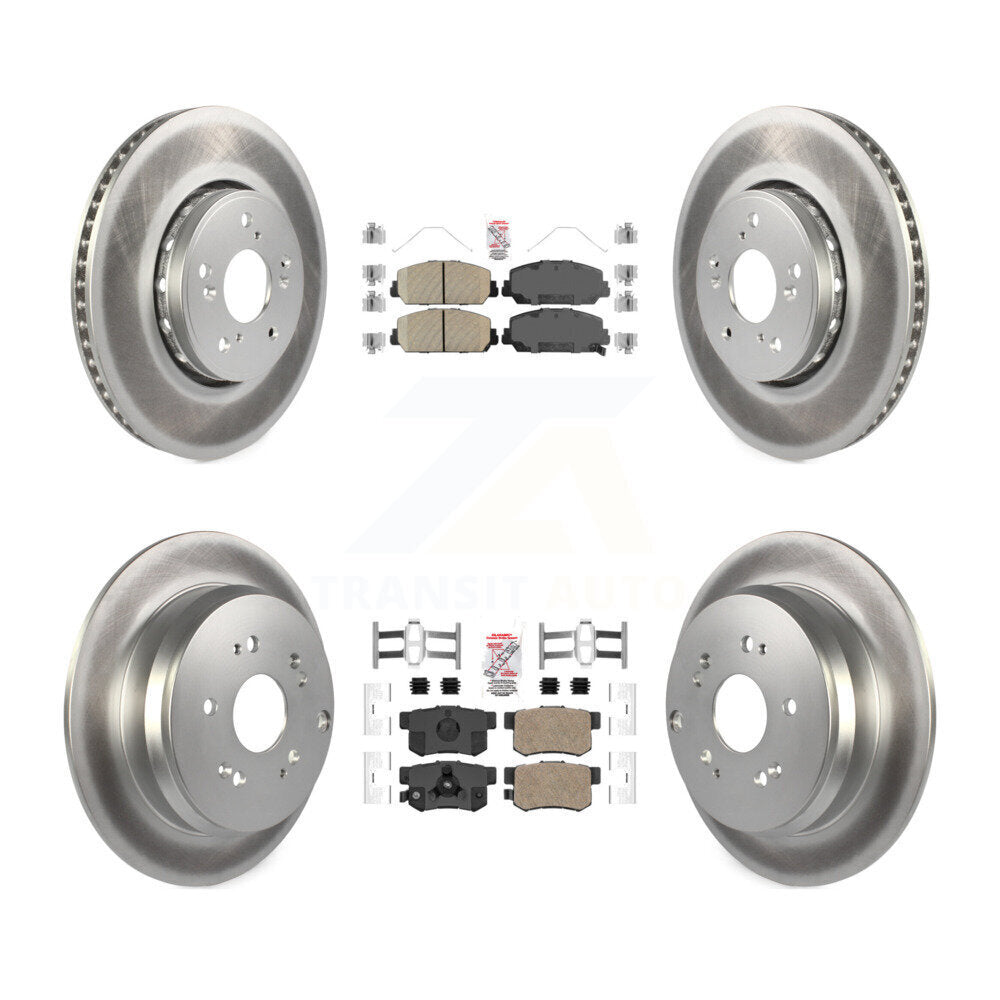 Transit Auto KGA-101781 Disc Brake Kit for 2013-2018 Acura RDX - Front and Rear