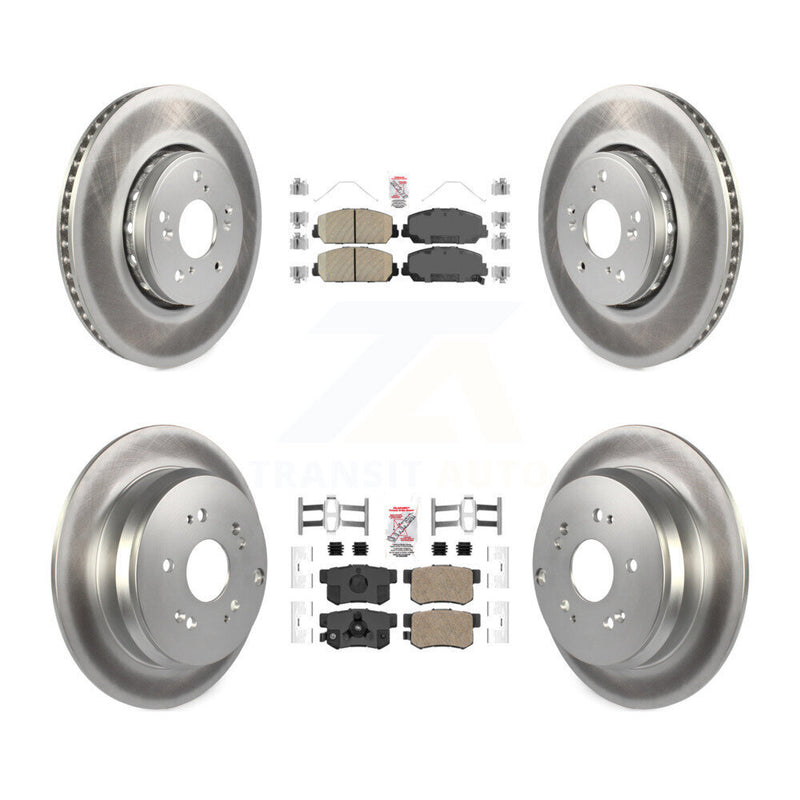Transit Auto KGA-101781 Disc Brake Kit for 2013-2018 Acura RDX - Front and Rear