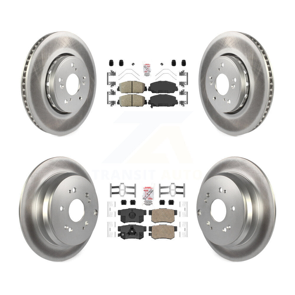 Transit Auto KGA-101782 Disc Brake Kit for 2013-2018 Acura RDX - Front and Rear
