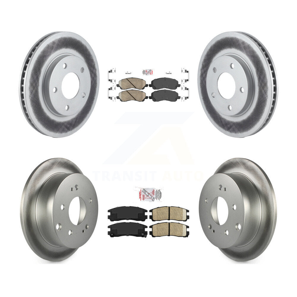 Transit Auto KGA-101793 Disc Brake Kit for 2004-2012 Mitsubishi Galant - Front and Rear