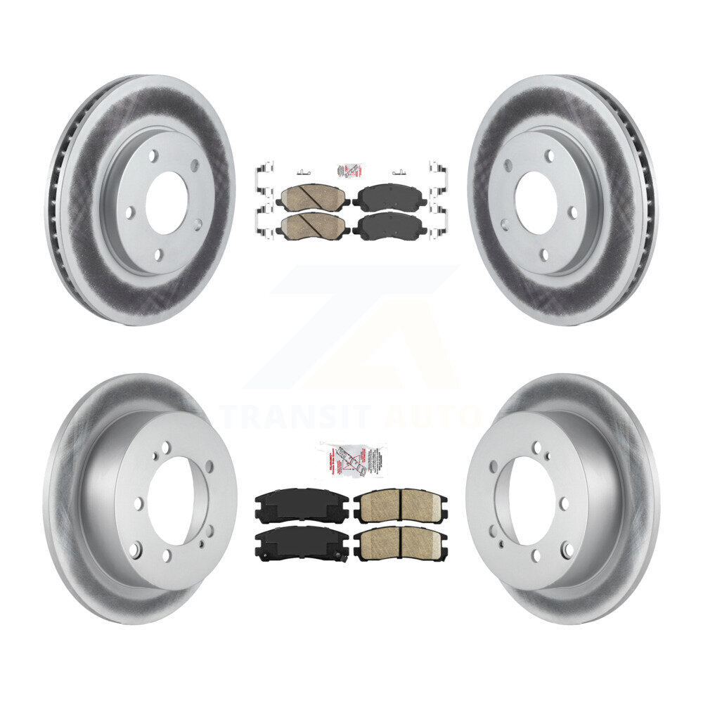 Transit Auto KGA-101795 Disc Brake Kit for 2001-2005 Mitsubishi Eclipse, Chrysler Sebring and More - Front and Rear