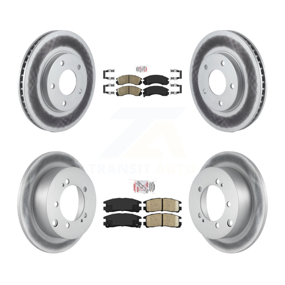 Transit Auto KGA-101797 Disc Brake Kit for 2000 Mitsubishi Eclipse - Front and Rear