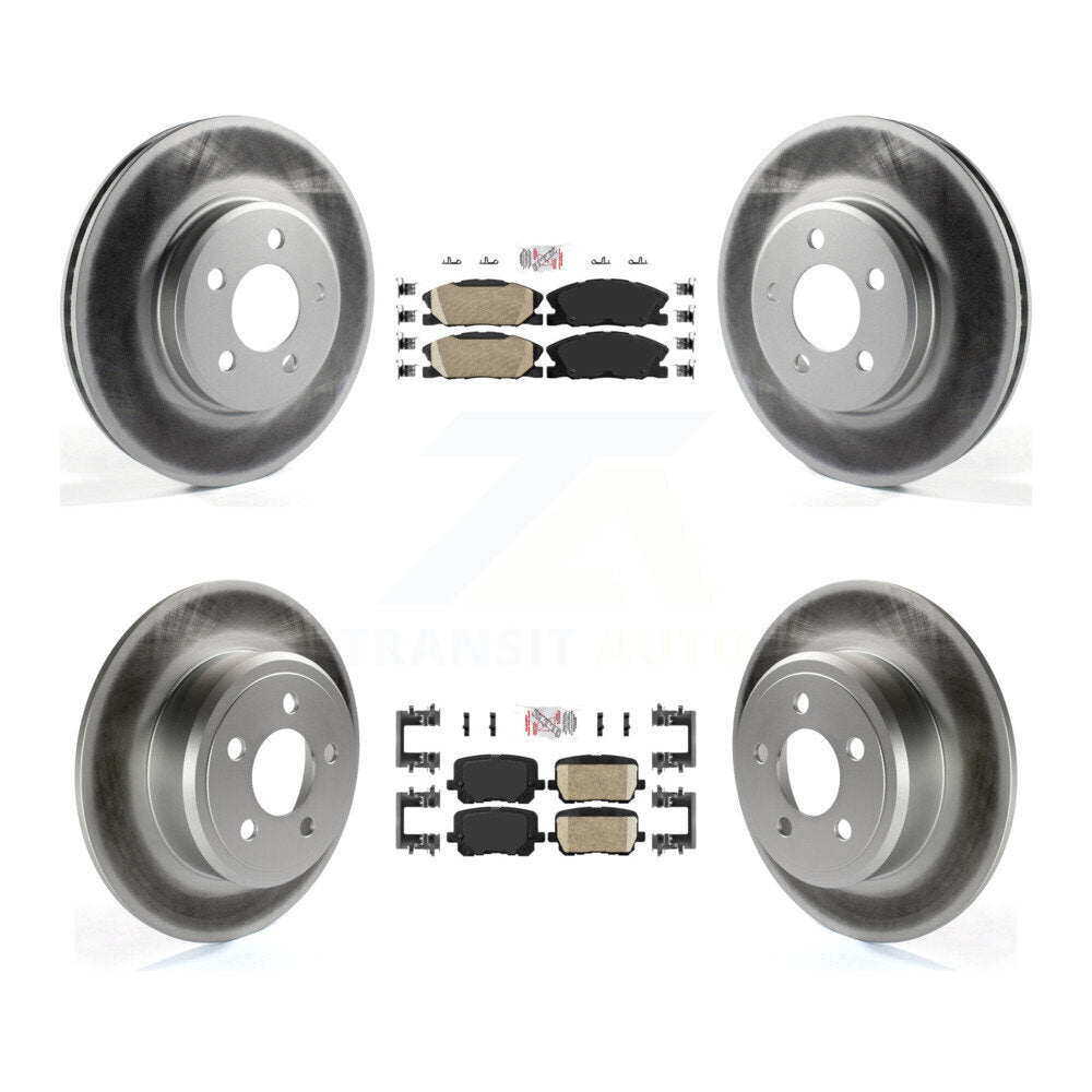 Transit Auto KGA-101798 Disc Brake Kit for 2014-2018 Dodge Charger - Front and Rear