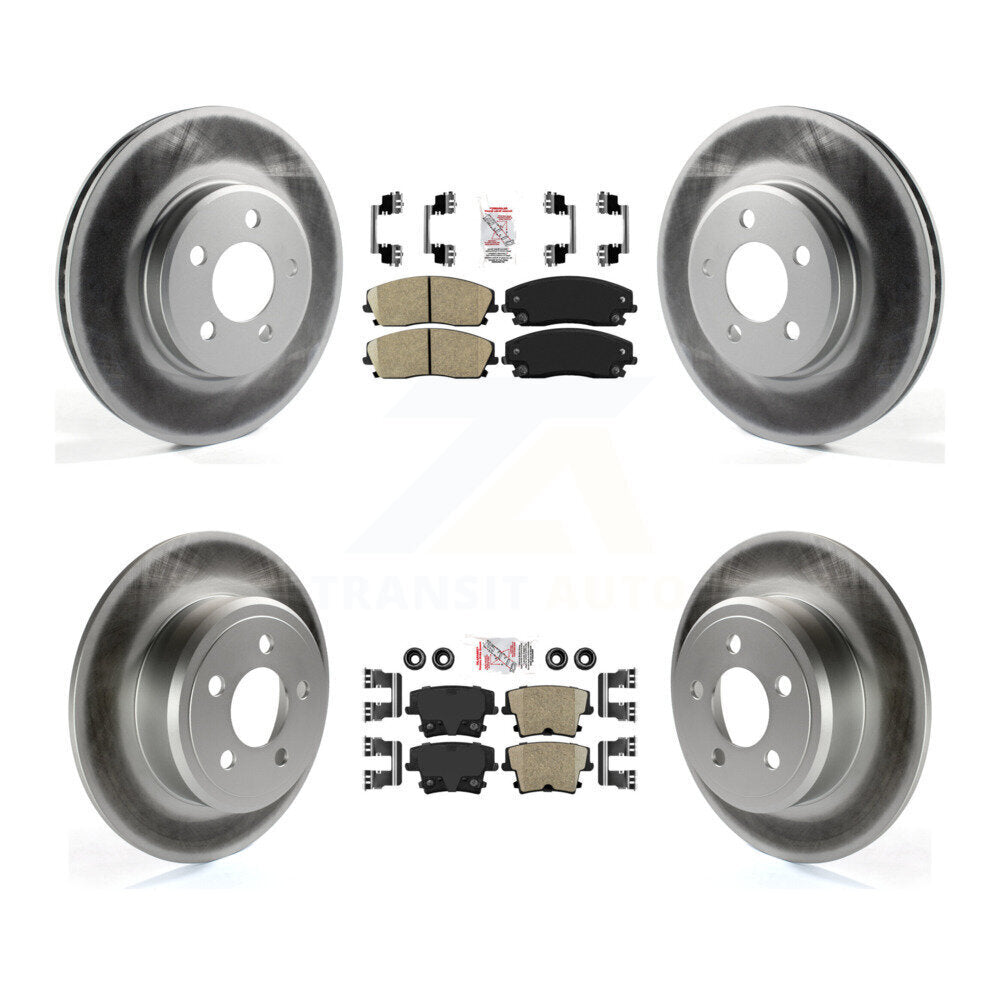 Transit Auto KGA-101799 Disc Brake Kit for 2005-2023 Dodge Charger, Dodge Challenger and More - Front and Rear
