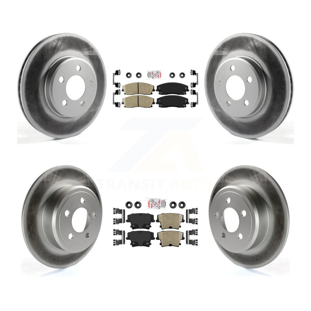 Transit Auto KGA-101800 Disc Brake Kit for 2005-2023 Dodge Charger, Dodge Challenger and More - Front and Rear