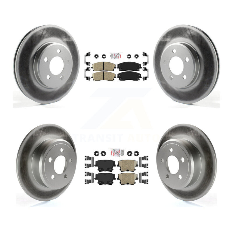 Transit Auto KGA-101800 Disc Brake Kit for 2005-2023 Dodge Charger, Dodge Challenger and More - Front and Rear