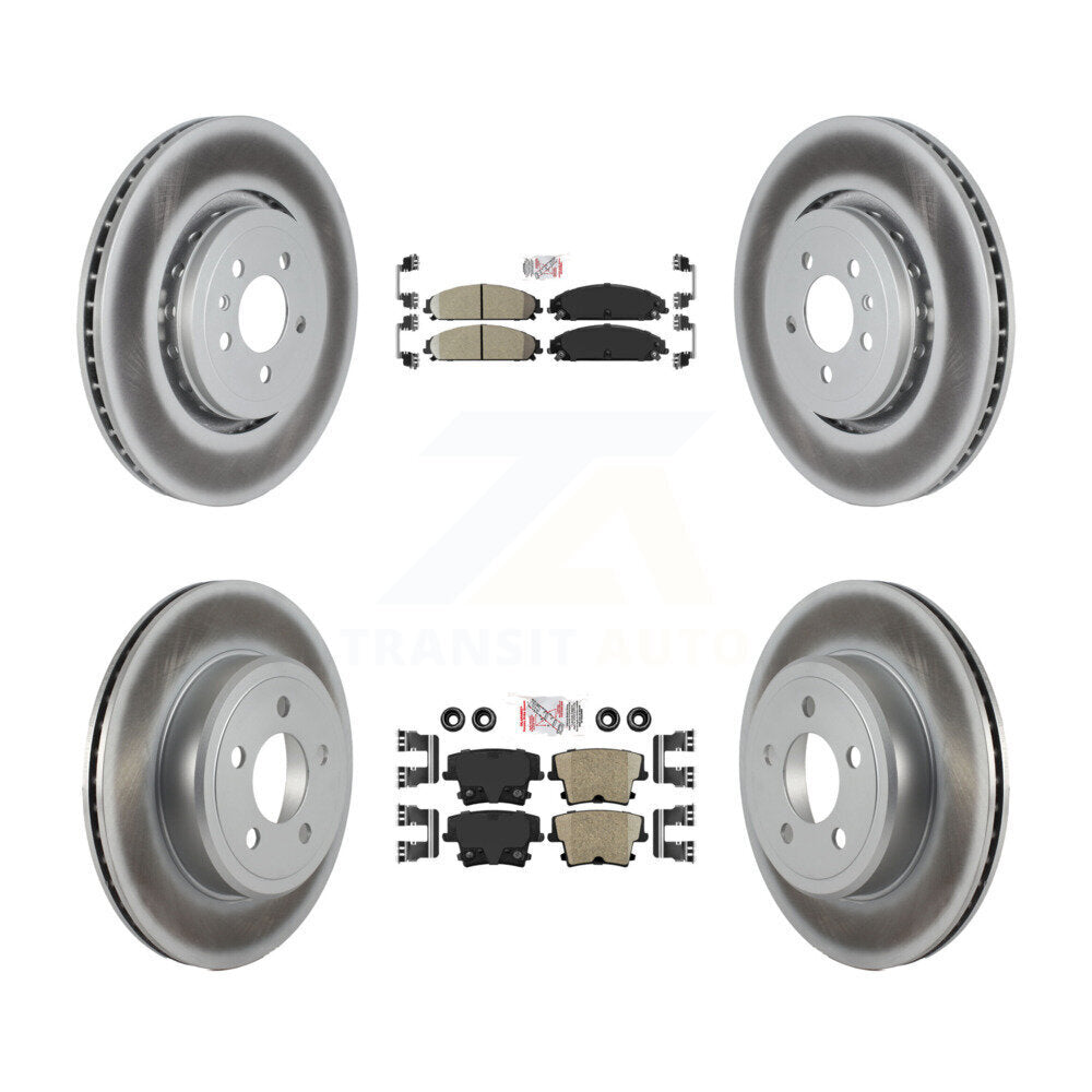 Transit Auto KGA-101802 Disc Brake Kit for 2014-2018 Dodge Charger - Front and Rear