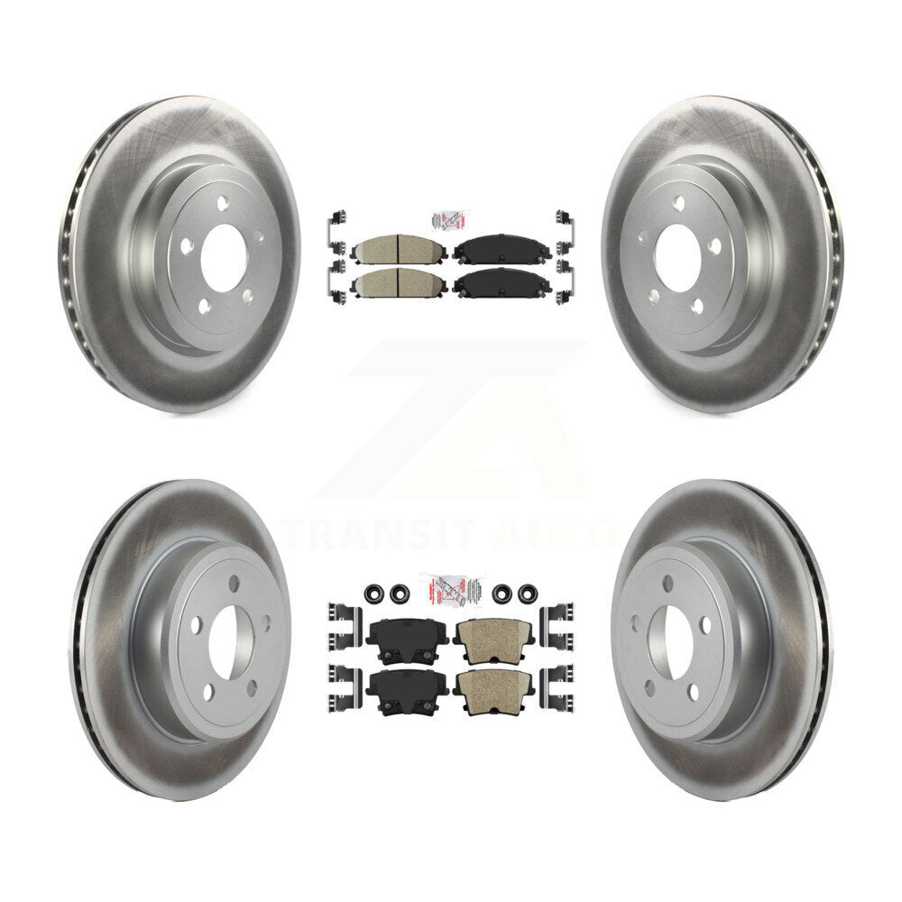 Transit Auto KGA-101803 Disc Brake Kit for 2005-2023 Dodge Challenger, Dodge Charger and More - Front and Rear