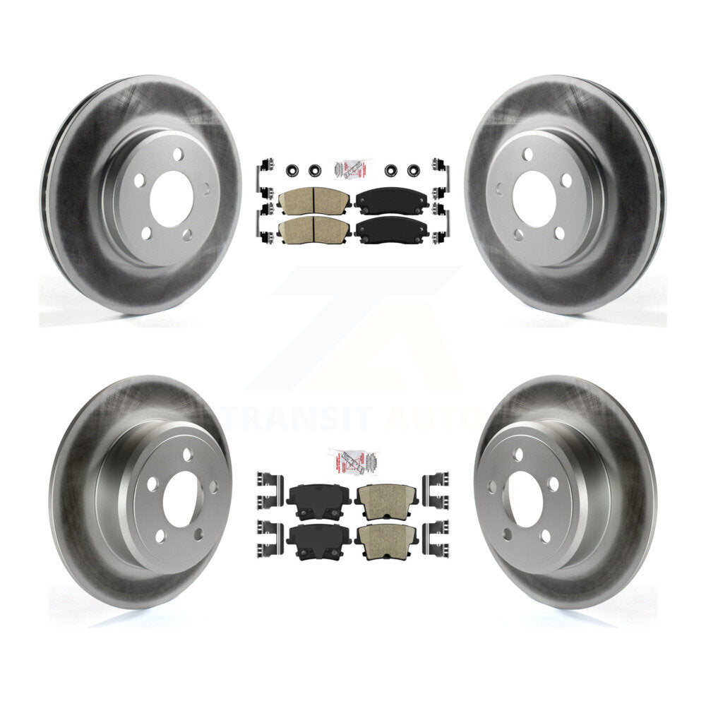 Transit Auto KGA-101805 Disc Brake Kit for 2005-2023 Dodge Charger, Dodge Challenger and More - Front and Rear