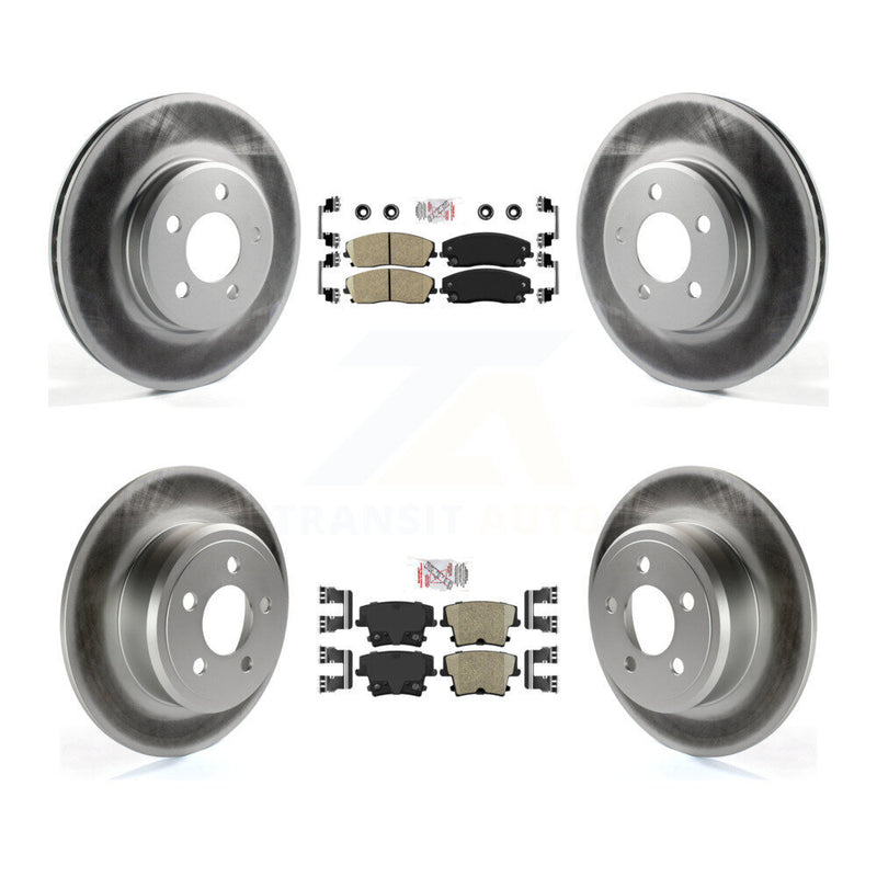 Transit Auto KGA-101805 Disc Brake Kit for 2005-2023 Dodge Charger, Dodge Challenger and More - Front and Rear