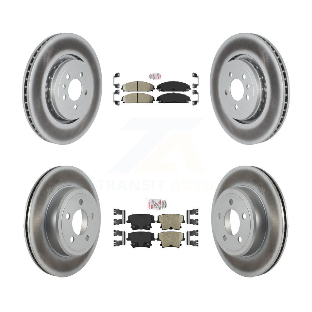 Transit Auto KGA-101807 Disc Brake Kit for 2014-2018 Dodge Charger - Front and Rear