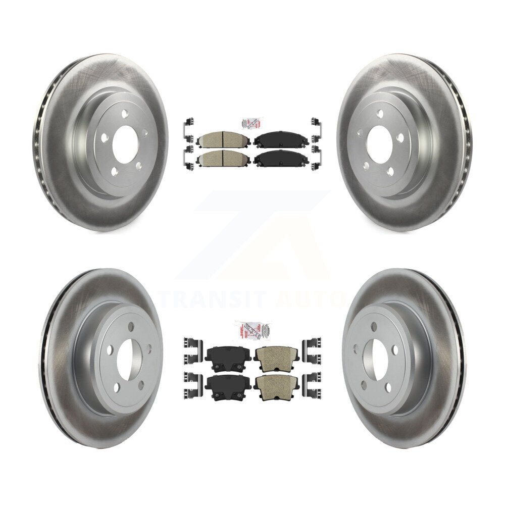 Transit Auto KGA-101808 Disc Brake Kit for 2005-2023 Dodge Challenger, Dodge Charger and More - Front and Rear
