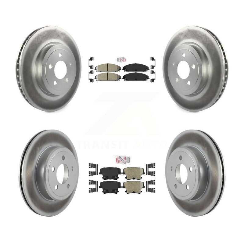 Transit Auto KGA-101808 Disc Brake Kit for 2005-2023 Dodge Challenger, Dodge Charger and More - Front and Rear