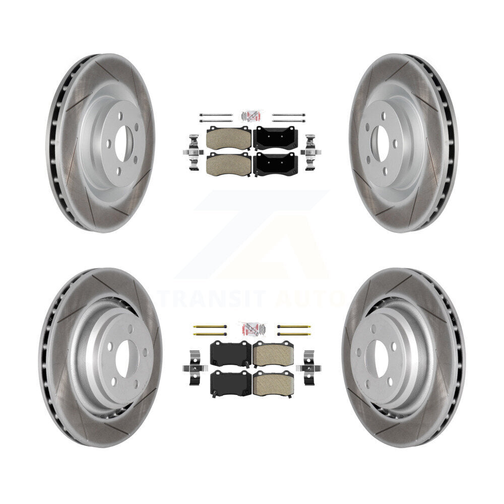 Transit Auto KGA-101809 Disc Brake Kit for 2005-2023 Dodge Challenger, Dodge Charger and More - Front and Rear