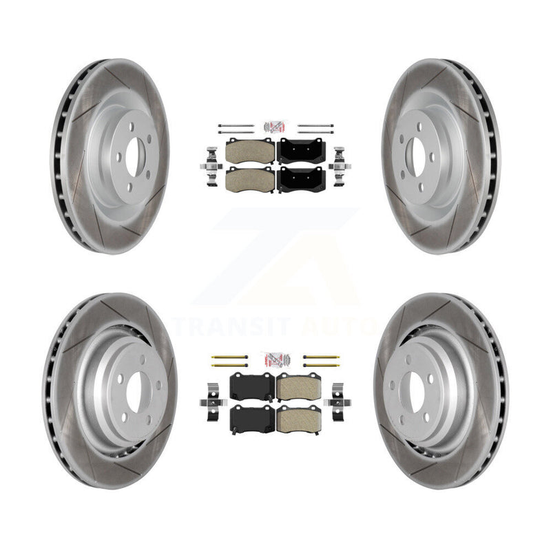 Transit Auto KGA-101809 Disc Brake Kit for 2005-2023 Dodge Challenger, Dodge Charger and More - Front and Rear