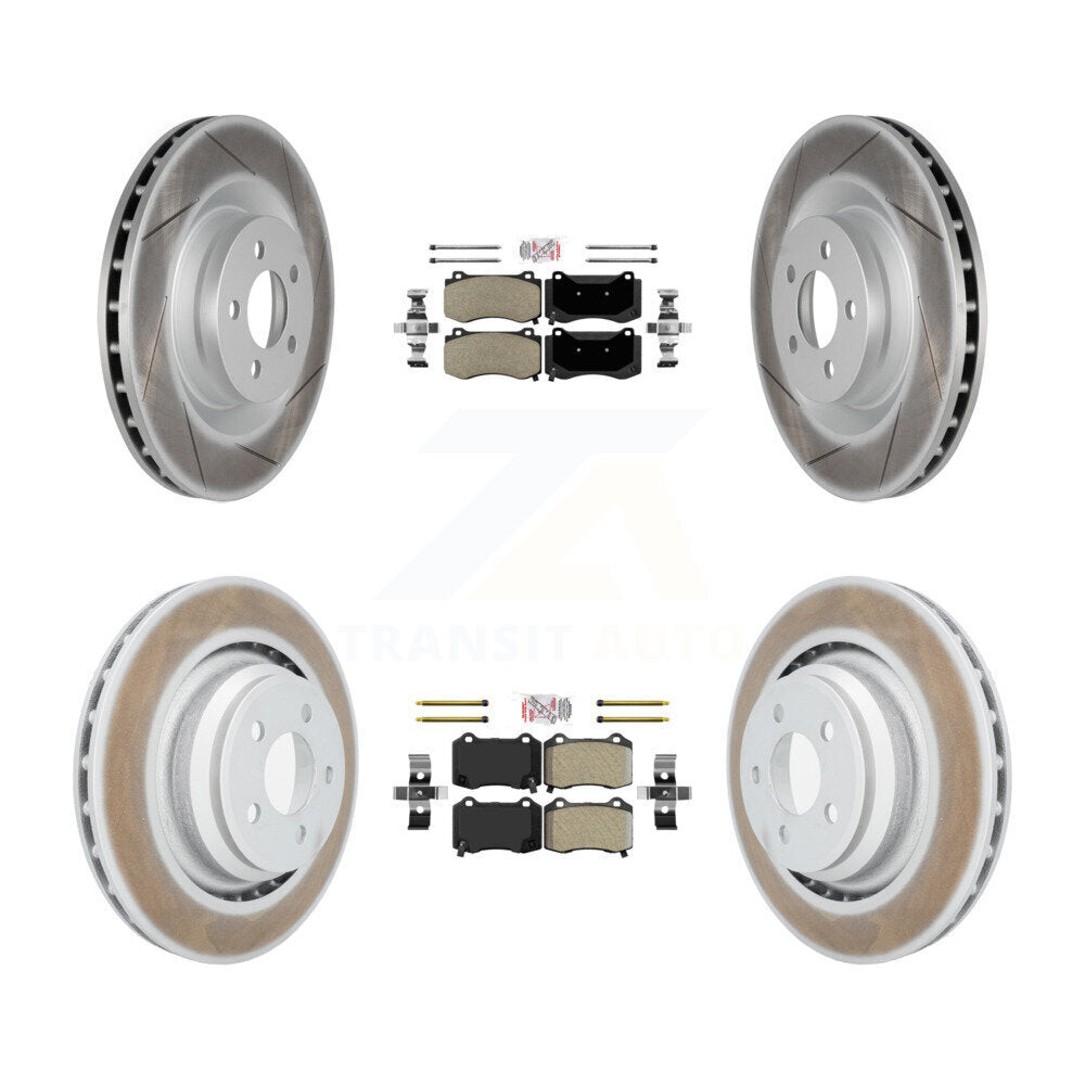 Transit Auto KGA-101810 Disc Brake Kit for 2005-2023 Dodge Challenger, Dodge Charger and More - Front and Rear