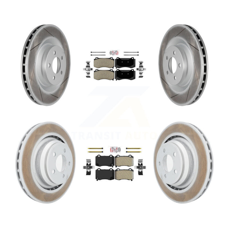 Transit Auto KGA-101810 Disc Brake Kit for 2005-2023 Dodge Challenger, Dodge Charger and More - Front and Rear