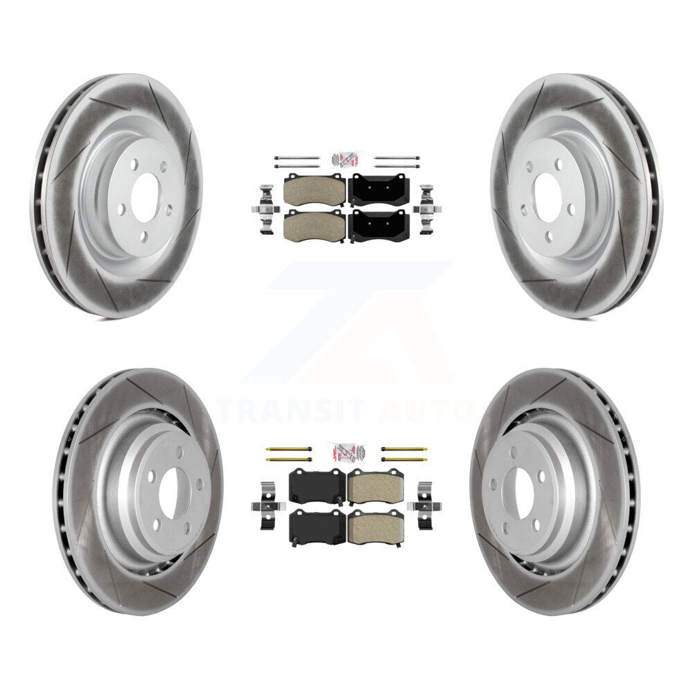 Transit Auto KGA-101811 Disc Brake Kit for 2005-2023 Dodge Challenger, Dodge Charger and More - Front and Rear