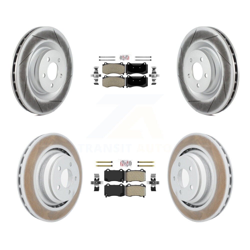 Transit Auto KGA-101812 Disc Brake Kit for 2005-2023 Dodge Challenger, Dodge Charger and More - Front and Rear
