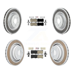 Transit Auto KGA-101812 Disc Brake Kit for 2005-2023 Dodge Challenger, Dodge Charger and More - Front and Rear