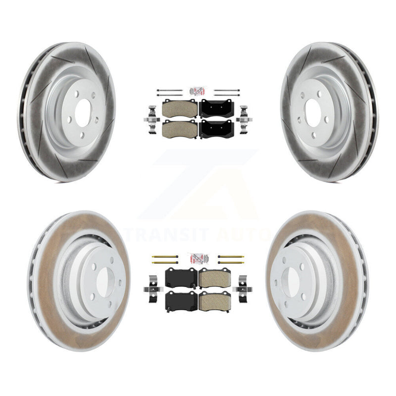 Transit Auto KGA-101812 Disc Brake Kit for 2005-2023 Dodge Challenger, Dodge Charger and More - Front and Rear