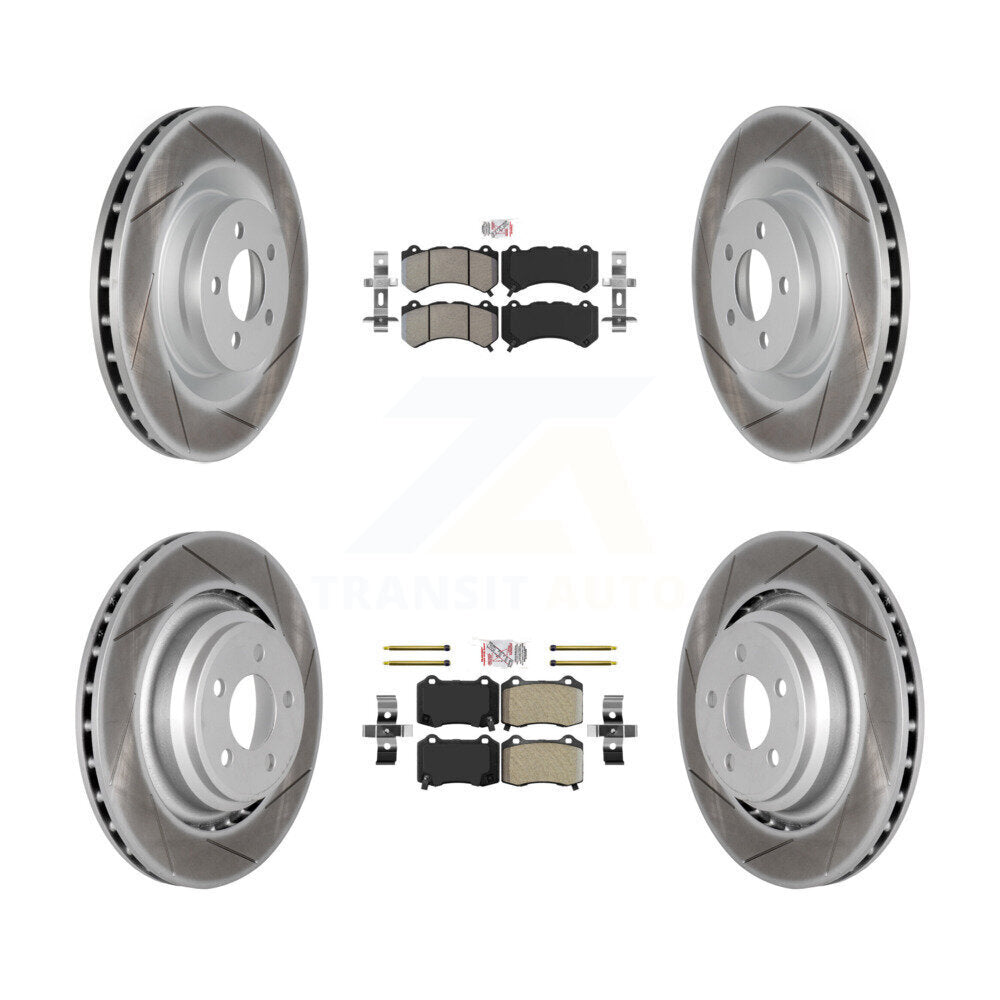 Transit Auto KGA-101813 Disc Brake Kit for 2015-2021 Dodge Charger, Dodge Challenger - Front and Rear