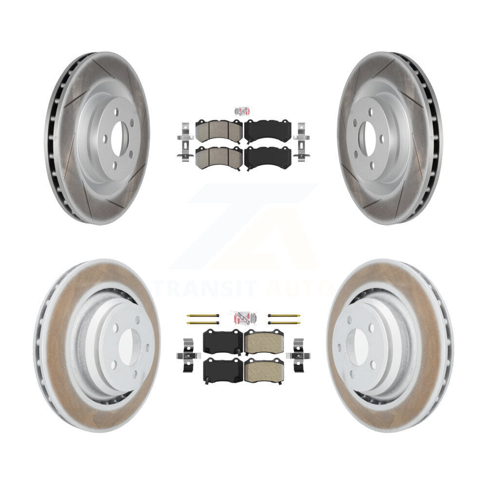 Transit Auto KGA-101814 Disc Brake Kit for 2015-2021 Dodge Charger, Dodge Challenger - Front and Rear