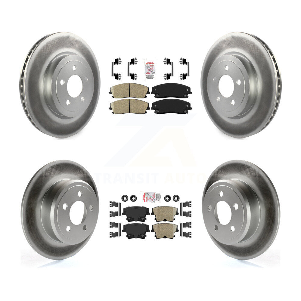 Transit Auto KGA-101817 Disc Brake Kit for 2015-2018 Dodge Charger - Front and Rear