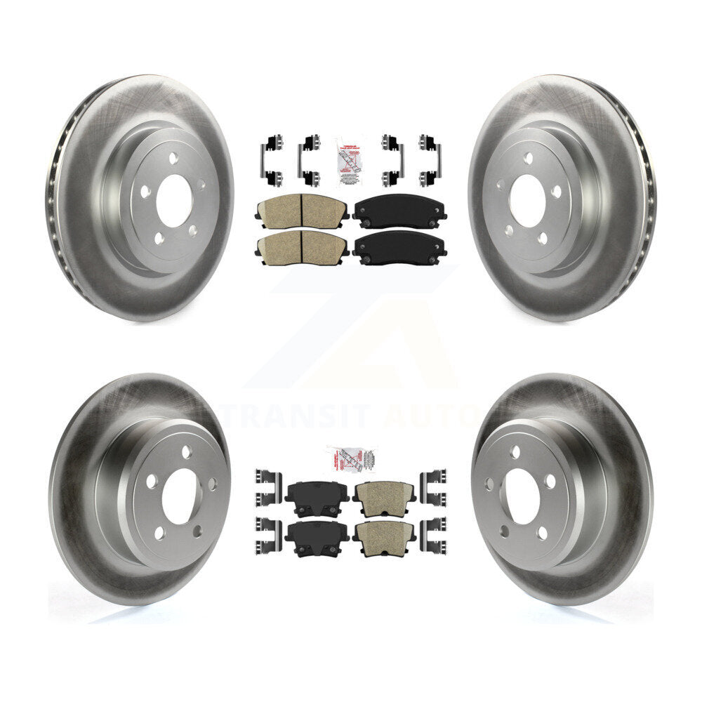 Transit Auto KGA-101819 Disc Brake Kit for 2015-2018 Dodge Charger - Front and Rear