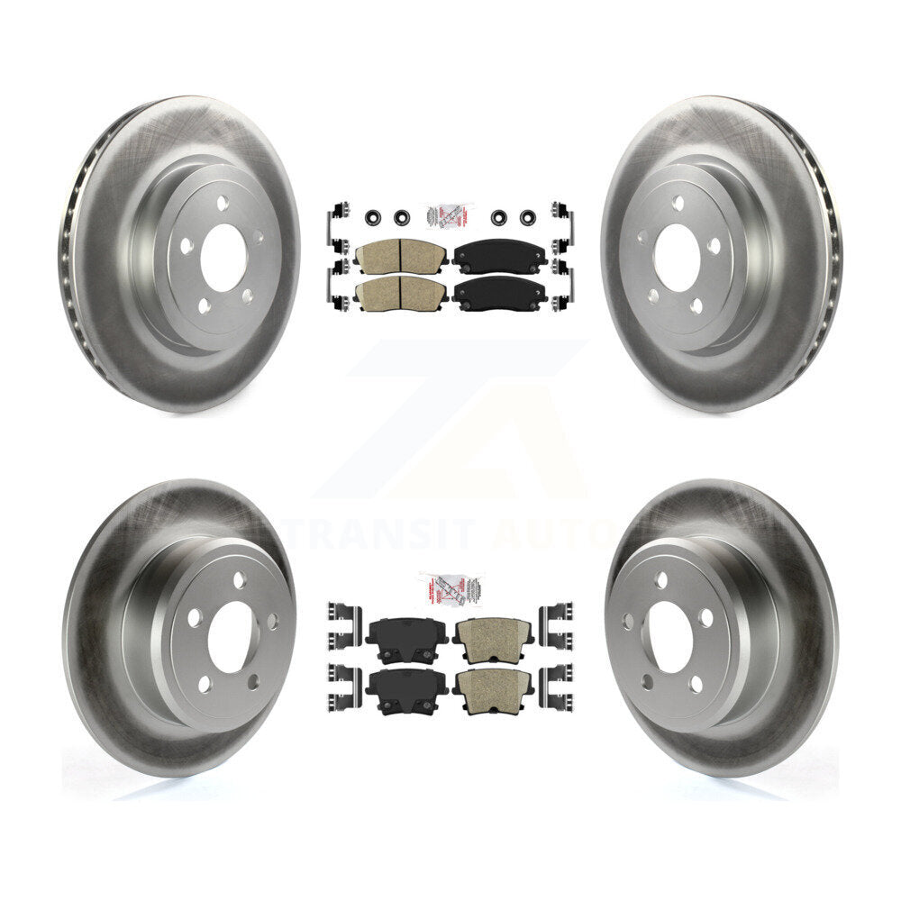 Transit Auto KGA-101820 Disc Brake Kit for 2015-2018 Dodge Charger - Front and Rear
