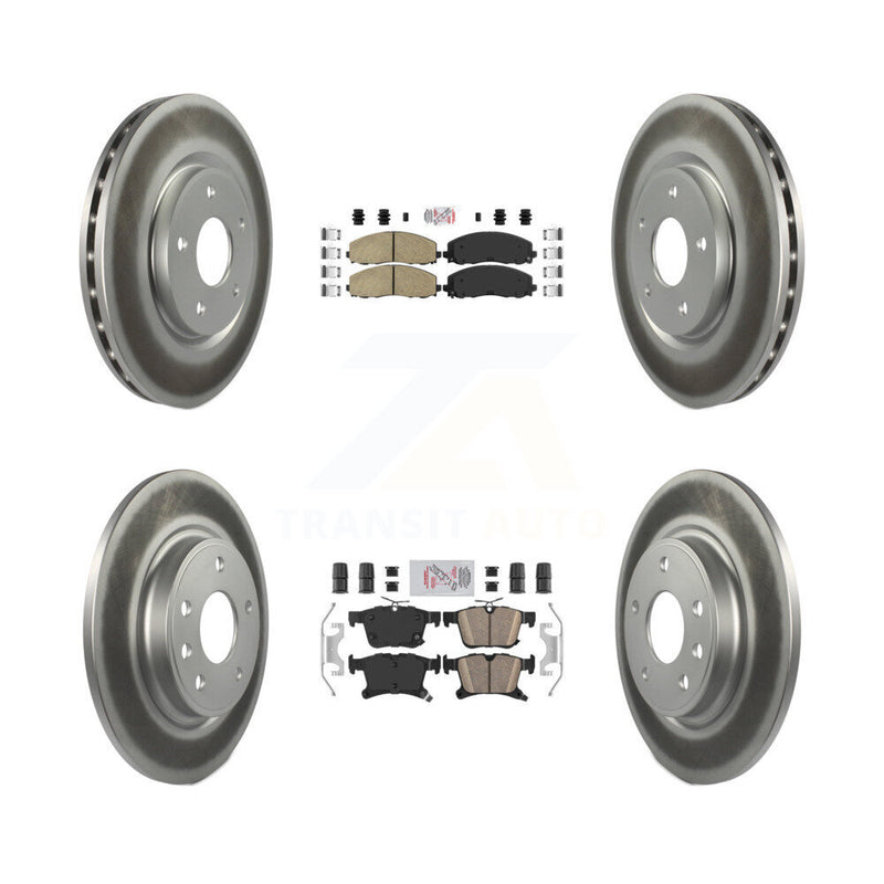 Transit Auto KGA-101853 Disc Brake Kit for 2017-2024 Chrysler Grand Caravan, Chrysler Voyager, Chrysler Pacifica - Front and Rear