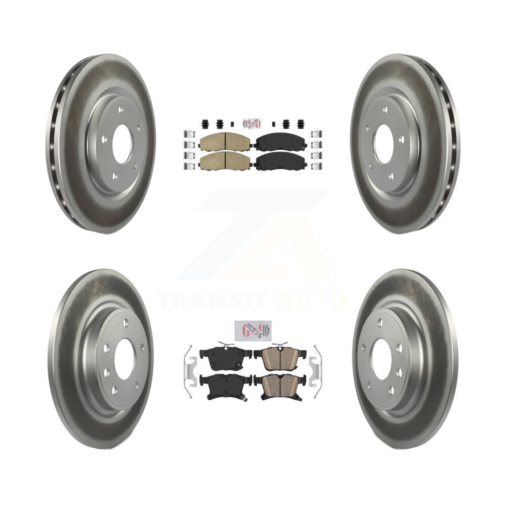 Transit Auto KGA-101855 Disc Brake Kit for 2017-2024 Chrysler Grand Caravan, Chrysler Voyager, Chrysler Pacifica - Front and Rear