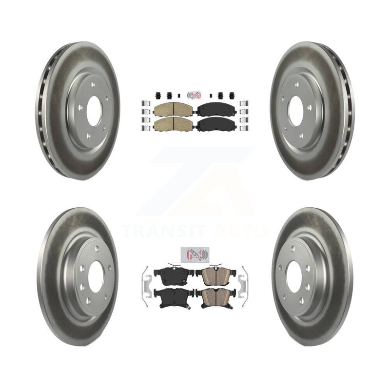 Transit Auto KGA-101855 Disc Brake Kit for 2017-2024 Chrysler Grand Caravan, Chrysler Voyager, Chrysler Pacifica - Front and Rear