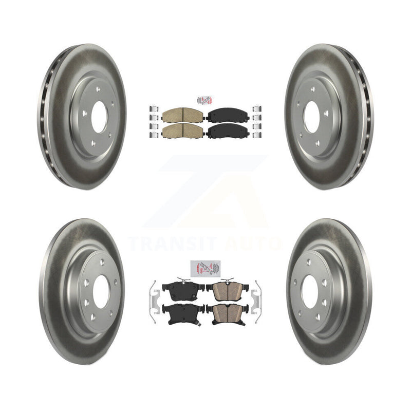 Transit Auto KGA-101856 Disc Brake Kit for 2017-2024 Chrysler Grand Caravan, Chrysler Voyager, Chrysler Pacifica - Front and Rear