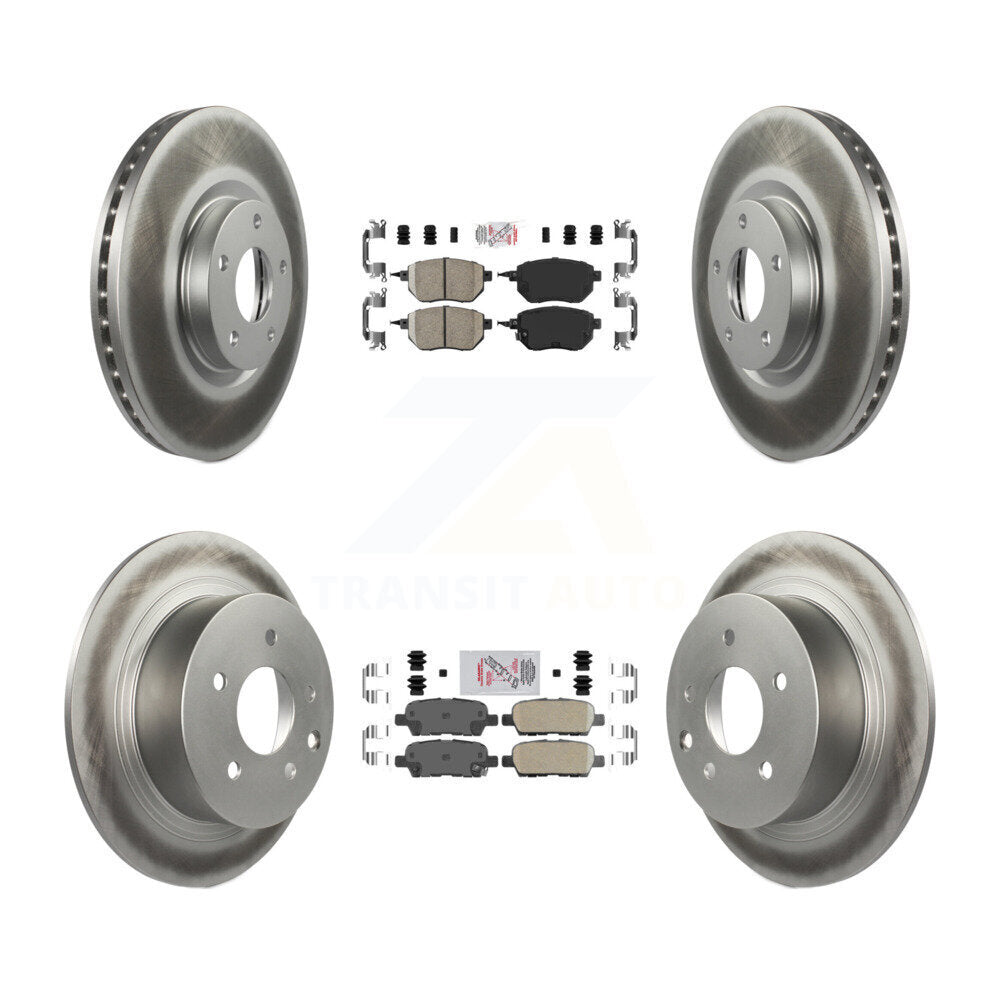 Transit Auto KGA-101876 Disc Brake Kit for 2004-2005 Nissan Altima, Nissan Maxima - Front and Rear