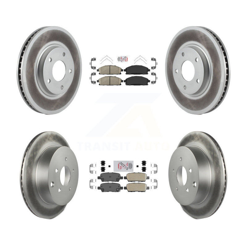 Transit Auto KGA-101880 Disc Brake Kit for 2004-2009 Nissan Quest - Front and Rear