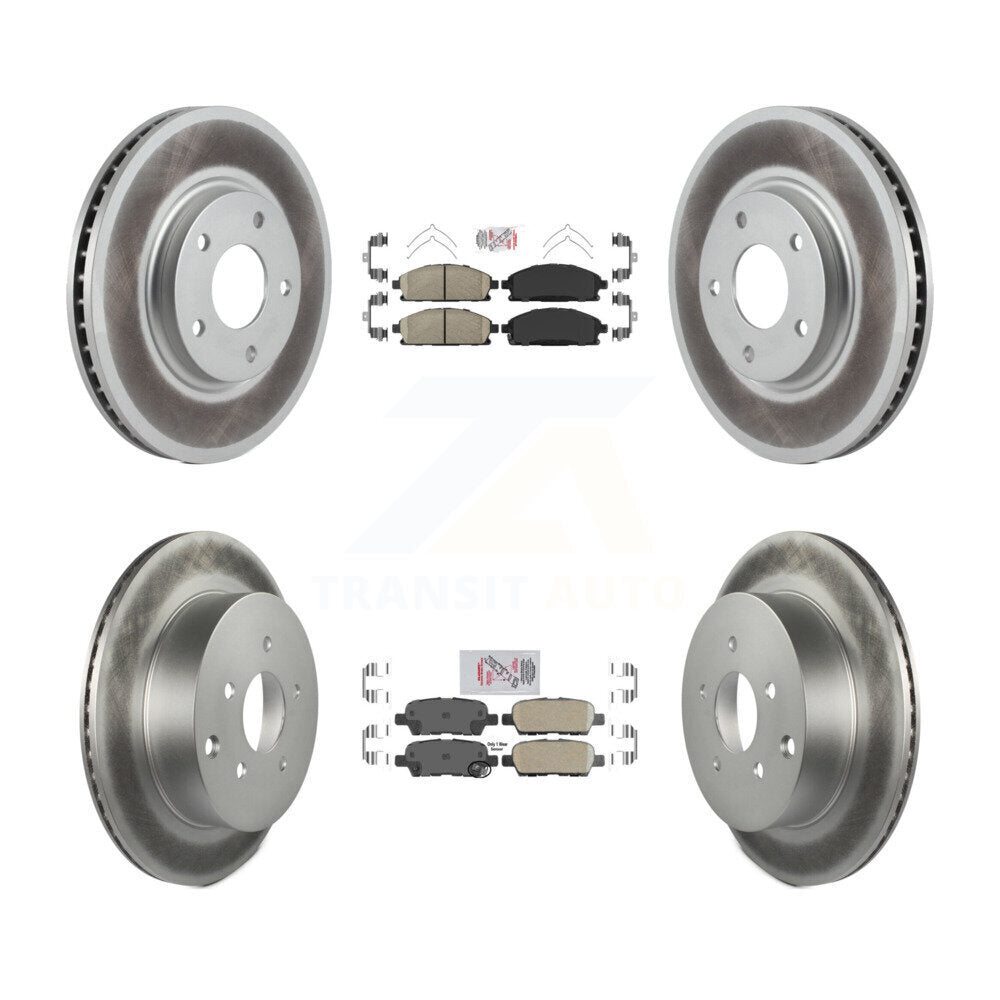 Transit Auto KGA-101881 Disc Brake Kit for 2004-2009 Nissan Quest - Front and Rear