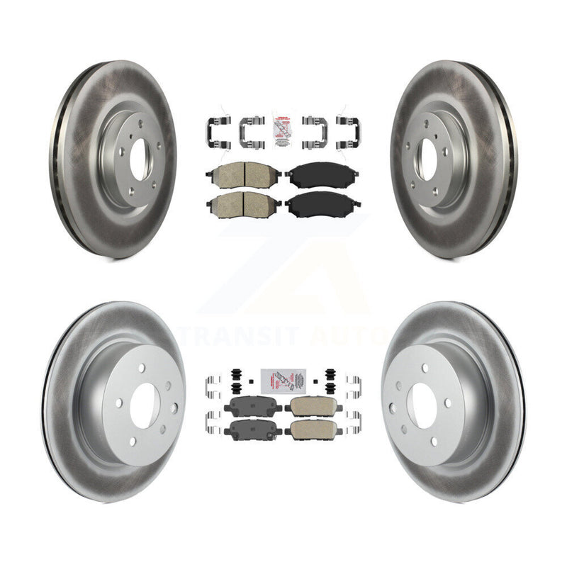 Transit Auto KGA-101886 Disc Brake Kit for 2005-2015 INFINITI Q40, INFINITI QX50 and More - Front and Rear