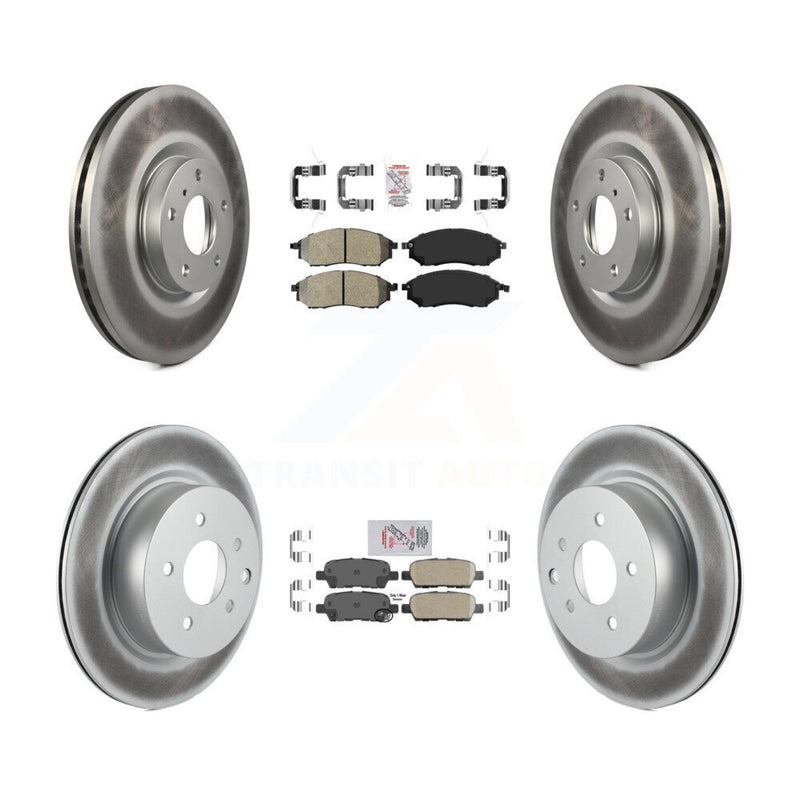 Transit Auto KGA-101889 Disc Brake Kit for 2005-2015 INFINITI Q40, INFINITI QX50 and More - Front and Rear