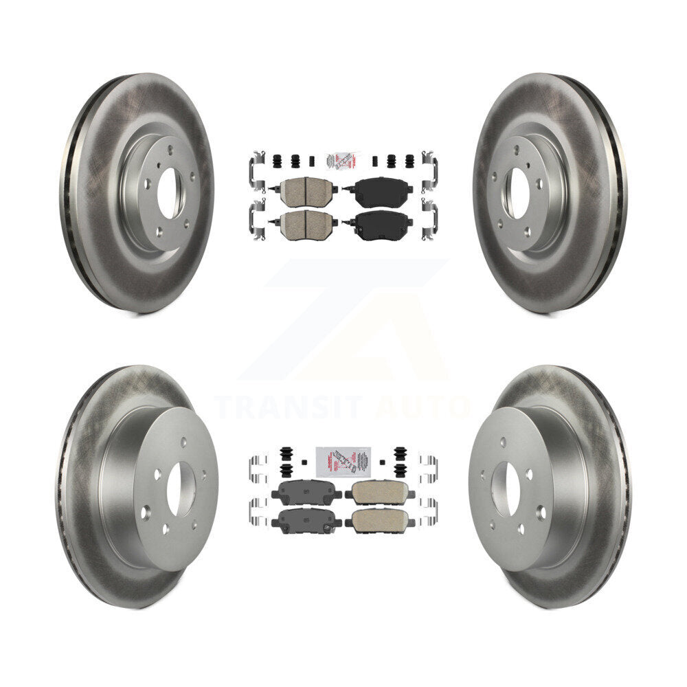 Transit Auto KGA-101896 Disc Brake Kit for 2005-2012 Nissan Murano - Front and Rear