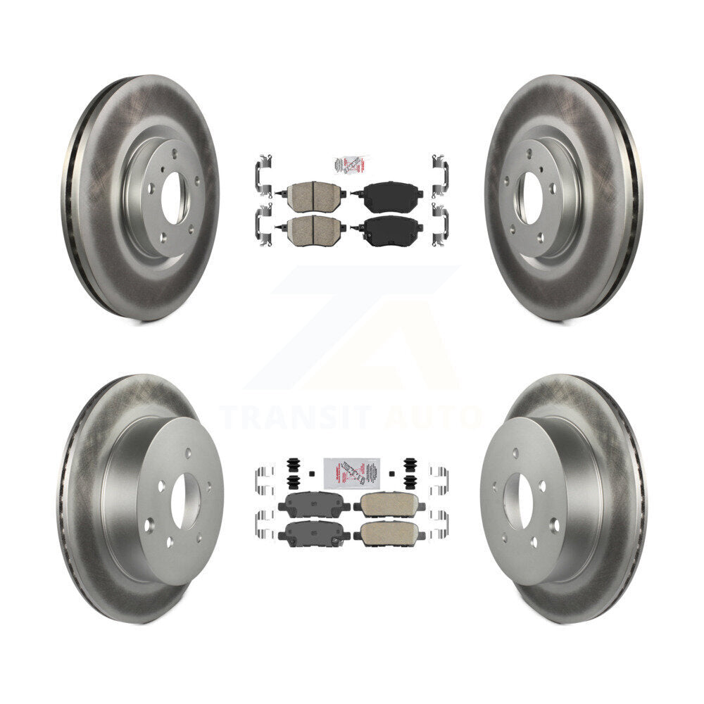 Transit Auto KGA-101897 Disc Brake Kit for 2005-2012 Nissan Murano - Front and Rear
