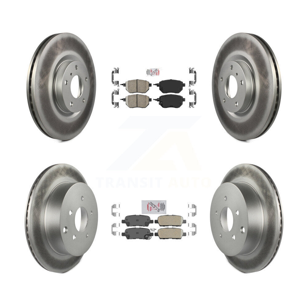 Transit Auto KGA-101899 Disc Brake Kit for 2005-2012 Nissan Murano - Front and Rear