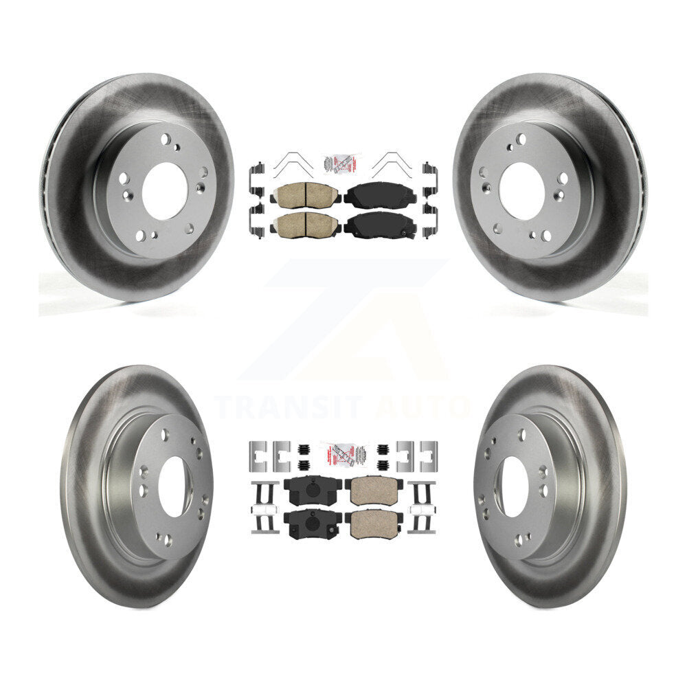Transit Auto KGA-101902 Disc Brake Kit for 2012-2014 Honda Civic - Front and Rear