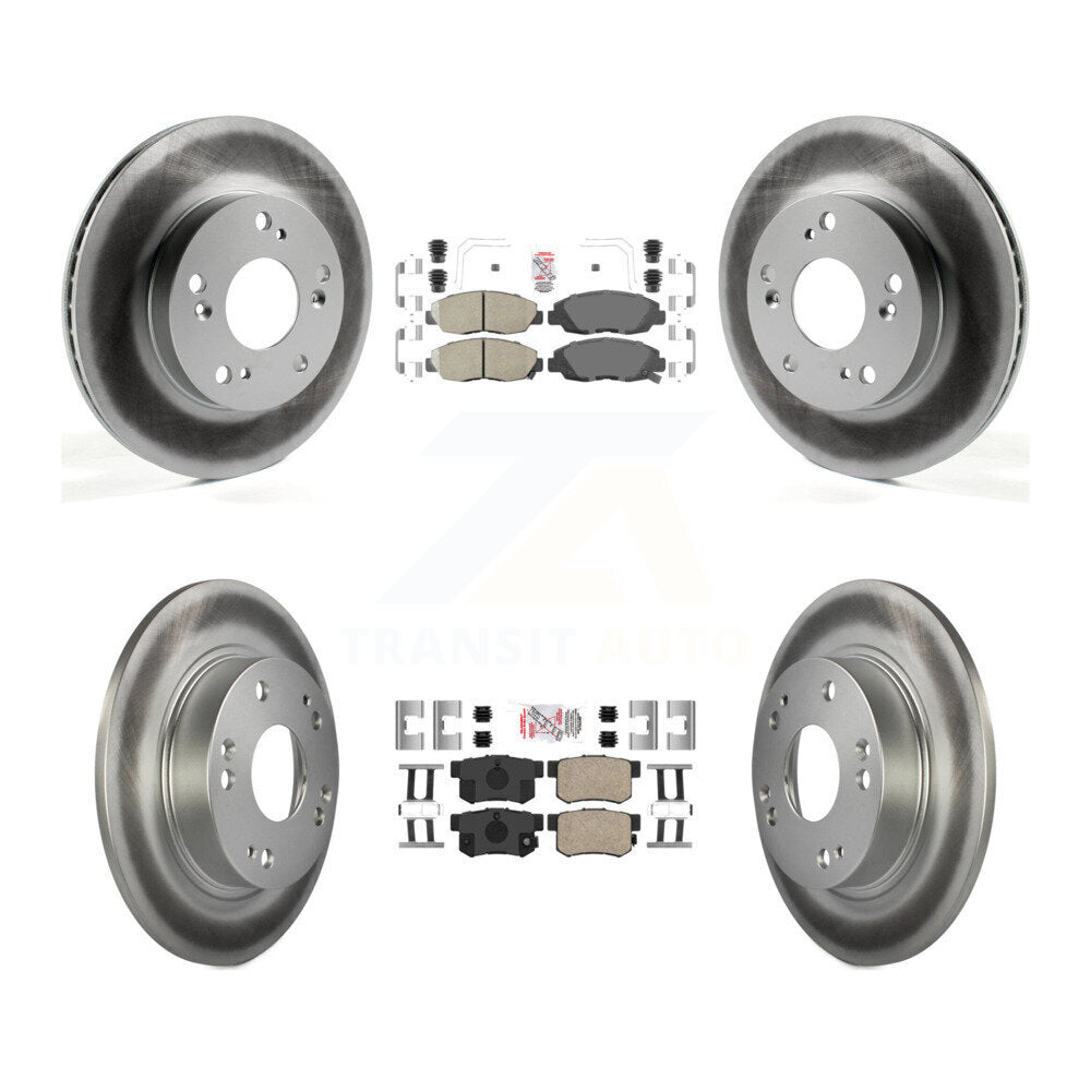Transit Auto KGA-101903 Disc Brake Kit for 2012-2014 Honda Civic - Front and Rear