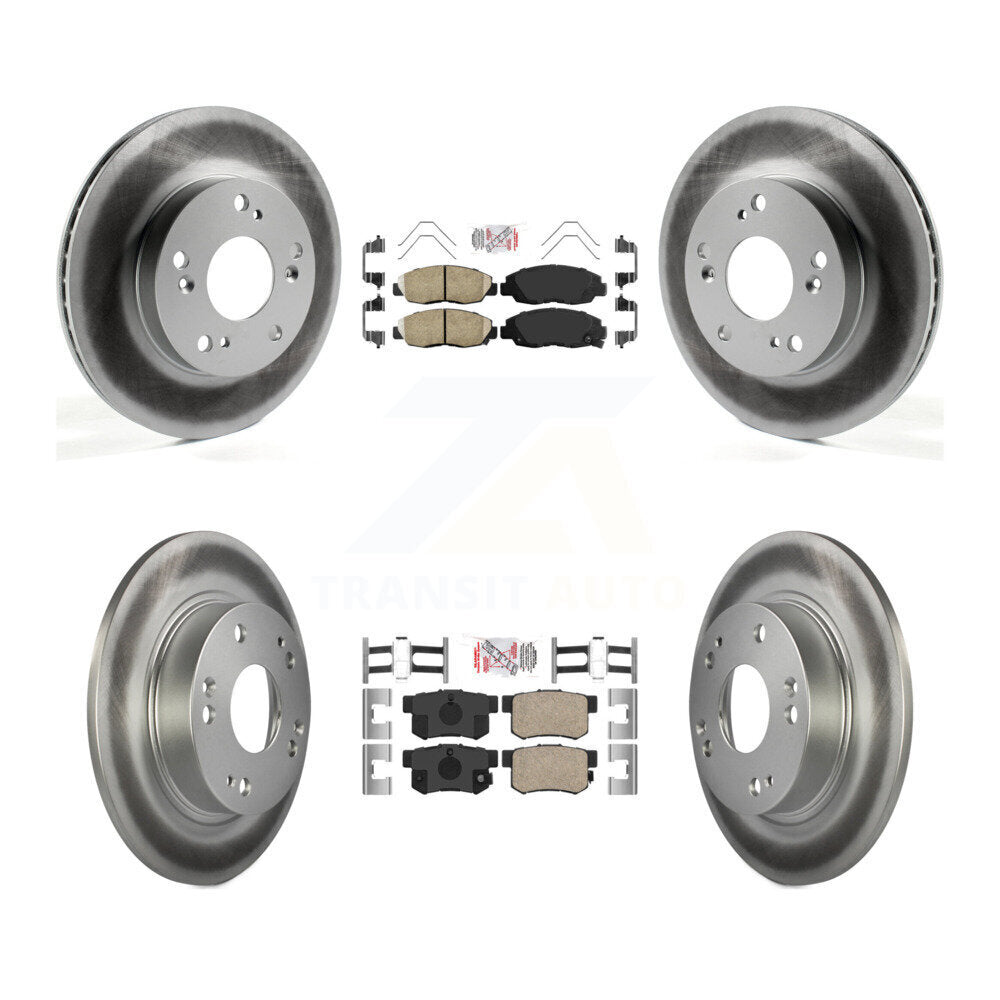 Transit Auto KGA-101904 Disc Brake Kit for 2012-2014 Honda Civic - Front and Rear